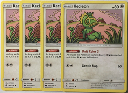 POKEMON 4X KECLEON 162/214 LOST THUNDER UNCOMMON NEAR MINT-PLAYSET - Image 1