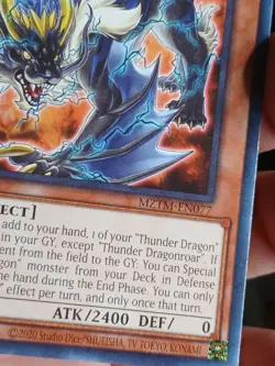 Yugioh - Thunder Dragonroar - MZTM-EN077 - Rare - NM - Image 4