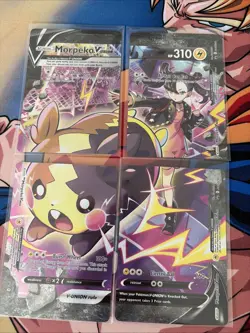 Morpeko V-Union Special Ultra Rare Promo 4 Pokemon Cards SWSH287 - 290 * New * - Image 1