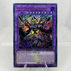 Yugioh Mementomictlan Tecuhtlica - Creation King 25LP-EN009 Ultra Rare Stamp NM - Image 1