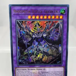 Yugioh Mementomictlan Tecuhtlica - Creation King 25LP-EN009 Ultra Rare Stamp NM - Image 2