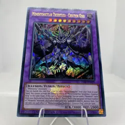 Yugioh Mementomictlan Tecuhtlica - Creation King 25LP-EN009 Ultra Rare Stamp NM - Image 3