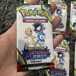 Pokemon TCG Phantasmal Flames (Mega Evolution) Fun Packs 10 Sealed Packs - Image 3