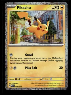 Pokemon TCG McDonald's Promos 2023 #006/015 Pikachu - Image 1