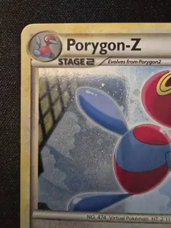 2010 Moderate Play Pokemon Porygon-Z 7/102 HGSS Triumphant Holo English - Image 2