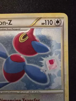 2010 Moderate Play Pokemon Porygon-Z 7/102 HGSS Triumphant Holo English - Image 3