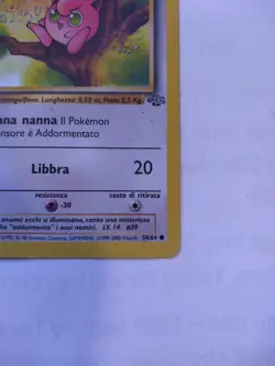 Pokemon JIGGLYPUFF 54/64 Jungle (Italian / Italiano) - MP - Image 4