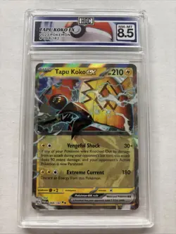 2023 Pokemon Tapu Koko Ex #68 HGC 8.5 (sb3) - Image 1