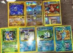 Pokemon Bootleg Vending Machine Sticker Cards Lot Of 6 & 5 Regular Bootleg Cards - Image 1