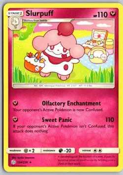 Swirlix 153/236 Common Cosmic Eclipse Pokemon Near Mint - Image 1