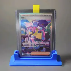 Pokemon TCG Trainer Iono Paldea Fates Special Illustration Rare 237/091 - Image 1