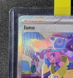 Pokemon TCG Trainer Iono Paldea Fates Special Illustration Rare 237/091 - Image 4