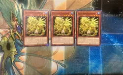 3x Yugioh Crystron Sulfefnir OP27-EN016 Common NM Playset + Bonus!(Desc.) - Image 1
