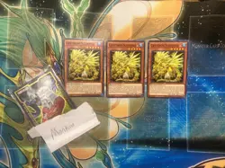 3x Yugioh Crystron Sulfefnir OP27-EN016 Common NM Playset + Bonus!(Desc.) - Image 2