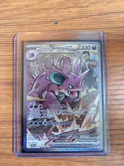 Pokemon Team Rocket's Nidoking EX 233/182 Holo Special Illustration Rare 330HP - Image 1
