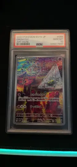 Pokemon 2023 SV1V Violet ex Drowzee 086/078 Art Rare Holo JP PSA 10 - Image 1