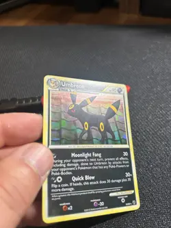 Umbreon 10/90 Holo Rare – HS Undaunted Cracked Ice Pokemon 2010 - Image 3