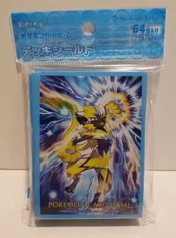 Pokemon Japan Deck Shield/Sleeves Zeraora (Version 2) 64 Pack New US SELLER! - Image 2