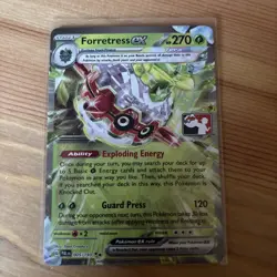 Forretress EX 005/193 Play! Prize Pack Series HOLO Stamped Pokemon TCG NM/MT - Image 1