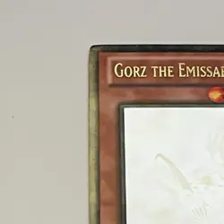 Yugioh Gorz the Emissary of Darkness Ghost Rare Limited Edition GLD5-EN024 Gold - Image 2