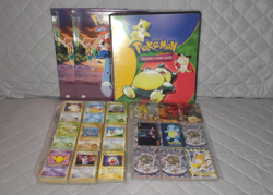 Vintage 1990s Pokemon JP ENGLISH TOPPS 200+ Card Lot W/ Binder & Folders *Read* - Image 1