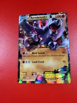 Pokemon Aerodactyl EX XY97 XY Holo Black Star Promo LP - Image 1