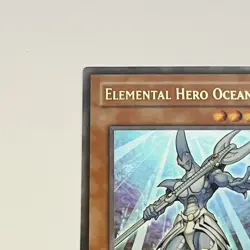 Yugioh Elemental Hero Ocean JUMP-EN013 Ultra Rare Limited Edition Very Clean - Image 2