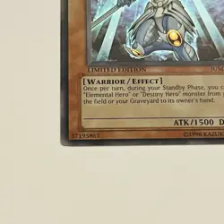 Yugioh Elemental Hero Ocean JUMP-EN013 Ultra Rare Limited Edition Very Clean - Image 5
