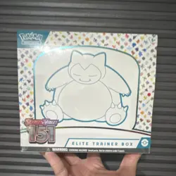 Pokemon Scarlet & Violet 151 Elite Trainer Box Snorlax English Pokemon TCG Box - Image 1