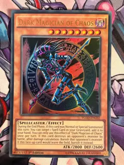 Dark Magician of Chaos YGLD-ENC02 ULTRA RARE FIRST EDITION YuGiOh Card - Image 1