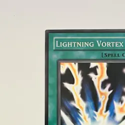 Yugioh 1st Edition Lightning Vortex FET-EN040 Flaming Eternity Super Rare Foil - Image 2