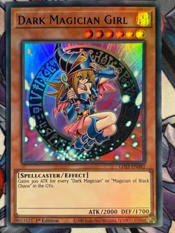 Dark Magician Girl (blue) LDS3-EN082 ULTRA RARE YuGiOh Card - Image 1