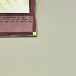 Solemn Judgment GLD5-EN045 *LP* Limited Edition Ghost Gold Rare Yugioh Card - Image 4