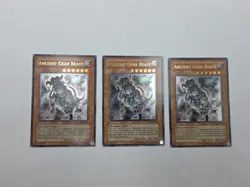 Set Of 3 Yugioh Ancient Gear Beast TLM-EN007 Ultimate Rare - NM - Image 2