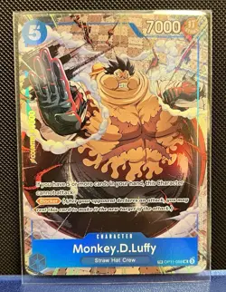 One Piece - Monkey.D.Luffy OP11-058 Treasure Rare - Carrying On His Will - Image 1