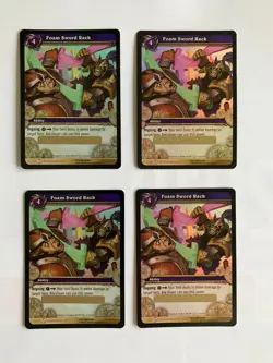 WOW Foam Sword Rack LOOT CARD UNSCRATCHED - WORLD OF WARCRAFT - Image 2