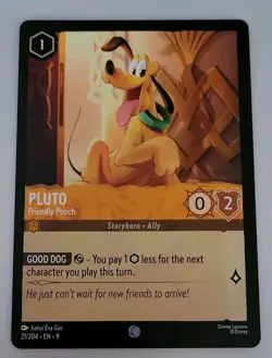Disney Lorcana TCG - Fabled: Pluto (021/204) - Common - Near Mint - Image 1