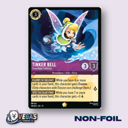 Tinker Bell - Snowflake Collector 48/204 Non-Foil Legendary NM Disney Lorcana - Image 1
