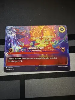 Disney Lorcana enchanted Shimmering Skies Ratigan's Party 216/204 - Image 1