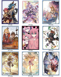 Anime card sleevesX61 different single yugioh/Pokemon/magic the gathering - Image 5