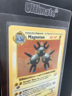 Magneton Base Set Holo Rare 9/102 WOTC Vintage Pokemon Card NM 1999 - Image 5