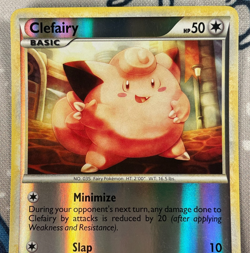 Clefairy 54/95 Reverse Holo HGSS Call of Legends Set Pokemon Card 2011 LP/NM - Image 2