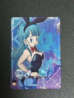 Dragon Ball Super Bulma Trading Card Rare Limited Edition No Issues Sleeve - Image 1