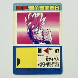 Dragon Ball Z Son Goku Amada Trading Card Super Saiyan Condition - Image 2