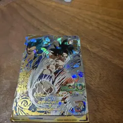 Dragon Ball Heroes Goku Vegeta SR Card 2200 ATK Elite Condition - Image 1