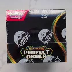 Pokemon TCG Mega Evolution Perfect Order Booster Box Sealed - In Hand - Image 1