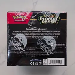Pokemon TCG Mega Evolution Perfect Order Booster Box Sealed - In Hand - Image 3