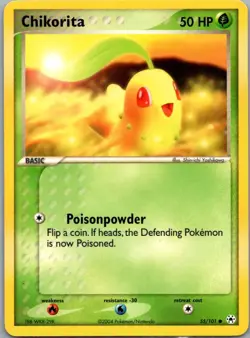 Chikorita 55/101 Common Hidden Legends Pokemon Lightly Played - Image 1