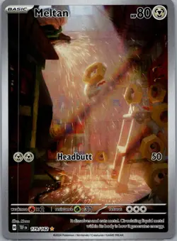 Meltan 179/162 Illustration Rare Temporal Forces Pokemon Holo Near Mint - Image 1