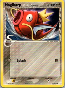 Magikarp 69/110 Common Holon Phantoms Pokemon Lightly Played - Image 1